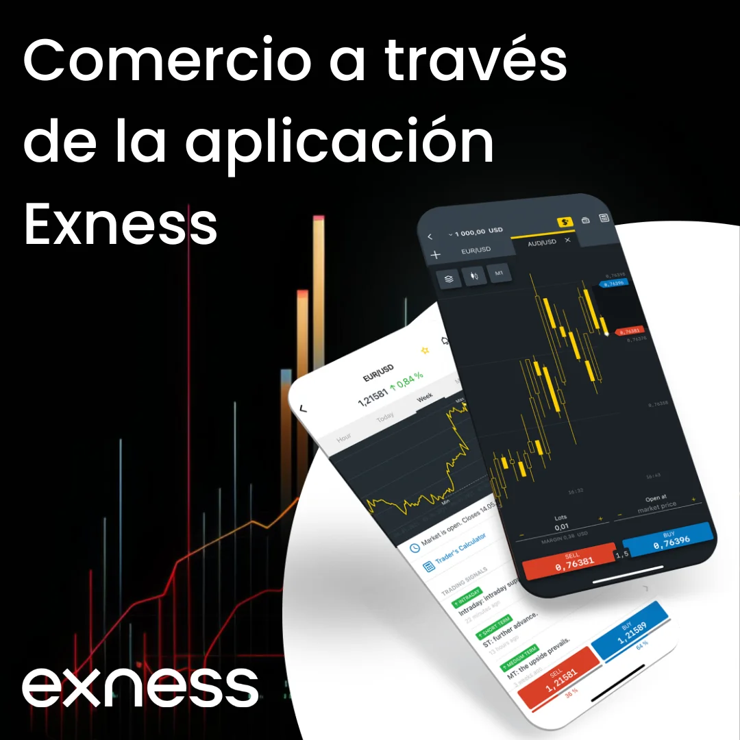 Operar a través de la App Exness.