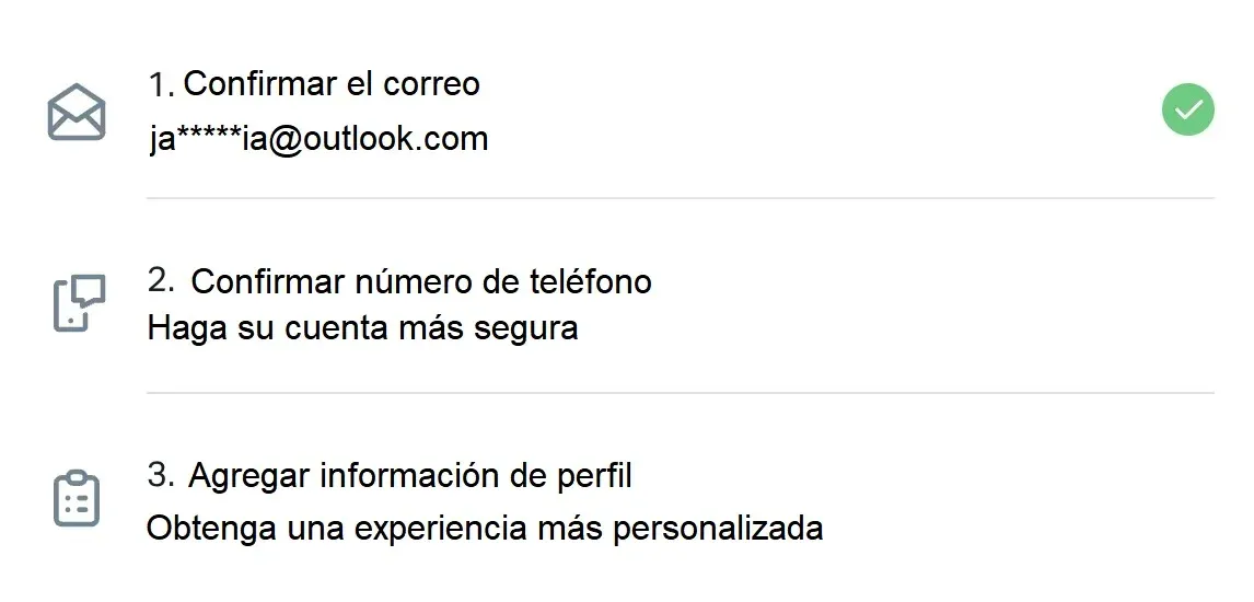 Pasos de verificación de la cuenta Exness