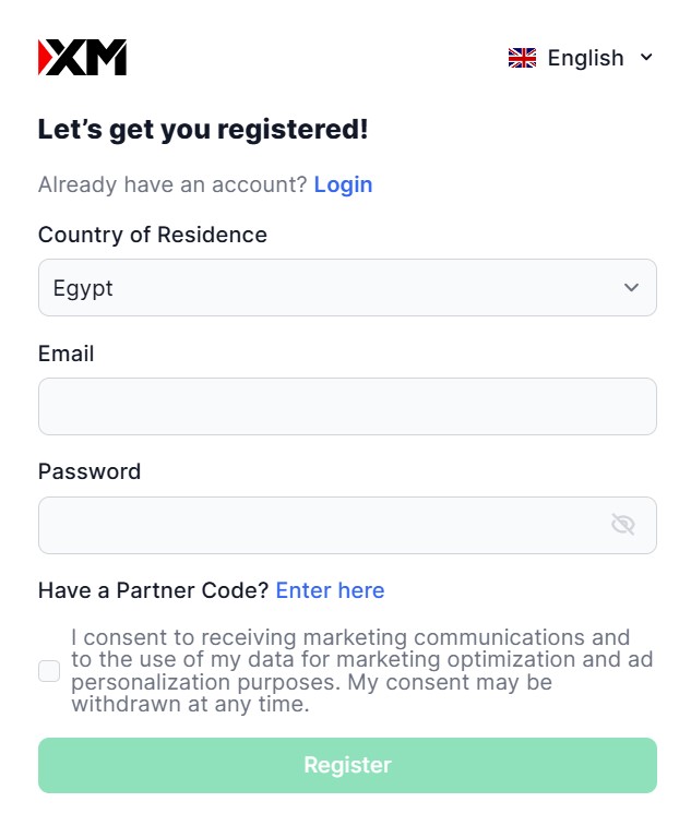 Creación de una cuenta con XM Broker
